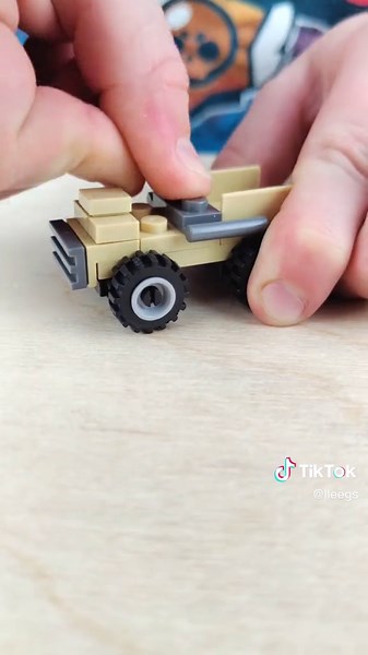 Building a Lego Rocket Launcher Car