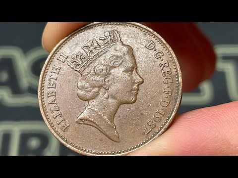 1987 United Kingdom 2p Two Pence Coin • Values, Information, Mintage, History, and More