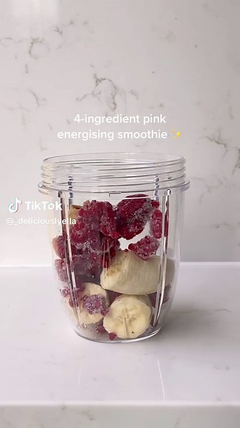 4-Ingredient Pink Energising Smoothie