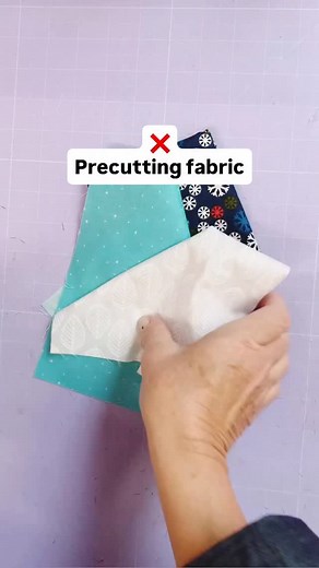 ‼️Paper Piecing Hack Alert ‼️ Did you know you can paper piece without the stress of precutting fabric? Here’s how it works: 1️⃣ Place your pattern on top of fabric for part 1 of the pattern and glue in place (no need to measure or precut!). 2️⃣ Then place this, right sides together, on top of fabric for part 2, aligning the raw edges of the seam allowance and stitch in place. 3️⃣ Fold open and cut this shape, roughly adding the seam allowance. This makes sure you always have enough fabric! 4️⃣ 