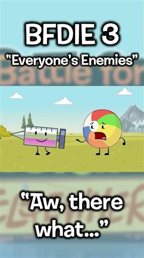 BFDIE's Secret Message (as of BFDIE 3) #shorts #bfdi #bfdie