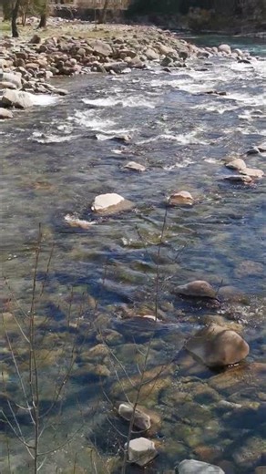 aguas cristalinas del rio Ara Broto