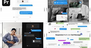Responsive Multi-Line Text Messages | MOGRT