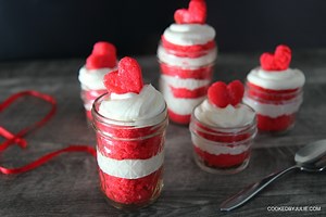 Red Velvet Cake Jars