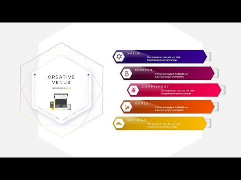 How To Design 5 Steps Animated Infographic Slide Design in PowerPoint Presentation | Free Template