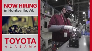 Apply now: https://apply.aidt.edu/TMMAL Toyota Motor Manufacturing Alabama in #Huntsville is hiring: Production Team Members ($20.25-$29.05/hr $0.80/hr rotation premium) Skilled Maintenance Technicians ($28.75-$39/hr | $5000 Sign-On Bonus | $10,000 Relocation Bonus >50 miles) | AIDT