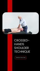 Crossed-Hands Shoulder Technique Visit blog.erikdalton.com to explore a range of techniques that can enhance your pain rehab and clinical practice. Sign up for Technique Tuesday for technique demonstrations and articles delivered to your inbox without subscription fees. #erikdalton #myoskeletalalignmenttechniques #massageceu #bodyworkce #massagece #thematway | Dalton Myoskeletal Alignment Techniques