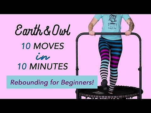 10 Moves In 10 Minutes Rebounding Workout Beginners with Balance Bar