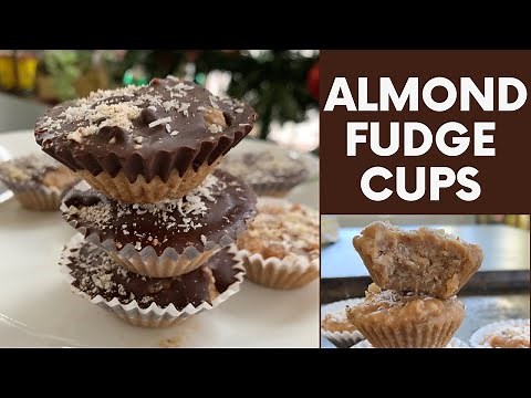 5 MINUTE Almond Fudge Cups (Paleo, Keto, Vegan)
