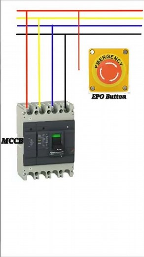 #How Shunt Trip Breaker Wiring Diagram and Connection