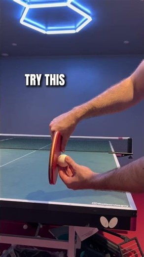 Try this sneaky table tennis serve 😈