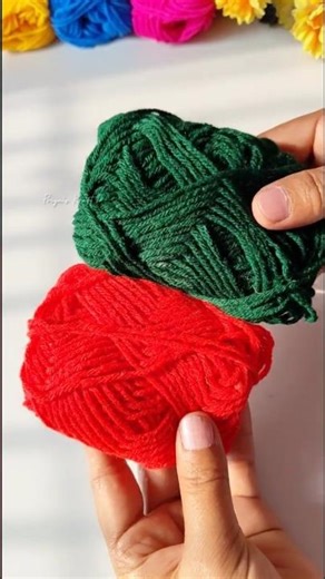 DIY Woolen Earrings♥️ #handmade #shorts #diyearrings #priyazkraft