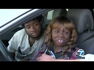 Compton residents express fear and shock after a mob loots and takes over streets