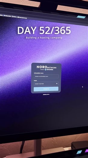 Day 052 - First Look at NoroNetwork Admin panel Branding! 🎨✨ #tech #branding #directadmin #hosting #design Big day! First collaboration results that shows my brand. Nothing is concreate. But nice to finaly see my brad. This is the first thing you'll see when you want to manage your website with NoroNetwork - the DirectAdmin login page, now sporting brand new logos fresh from BlueStudio. 🎉 Slowly but surely this is starting to feel like a real product. From bare metal servers to DNS, billing, a
