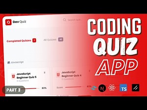 Build a Coding Quiz App Using React, Typescript, and Tailwind Css | Part 2