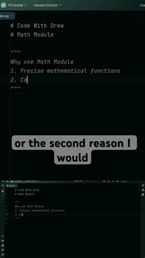 Why you should use Python Math Module #learnpython #pythonmodule #pythonmath