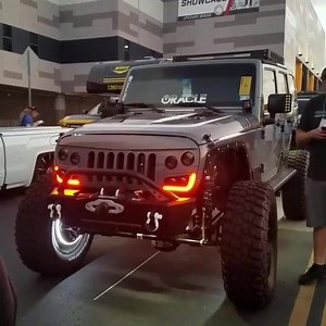 129K views · 1.6K shares | @oraclelights New Vector Jeep Grill ✨ (: Tiffany T.) #oraclelights #oracle #oraclelighting #sema #semashow #sema2017 #vegas #lasvegas #jeep #jeepwrangler #jeepjk #wranglerunlimited #offroad #led #lighting #jeeplife #jeepsofinstagram #jeepbeef #crawlher #jeepnation #dubmagazine #dubirtint @dubirtint | DUB Magazine | Facebook
