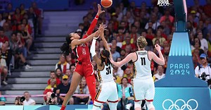 USA vs Belgium women’s basketball at Paris 2024 Olympics | Watch group match video highlights