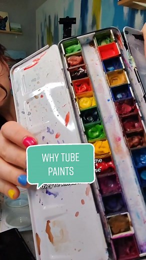 Benefits of Tube Paints for Watercolor Beginners