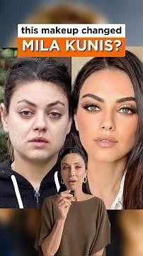 This makeup changed Mila Kunis?