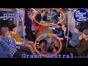 Bts Extended full Interview at Tonight Show ~BTS and Jimmy Fallon taking over Grand Central Terminal
