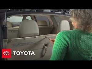 2007 - 2009 Highlander How-To: Folding the 3rd-Row Rear Seat | Toyota