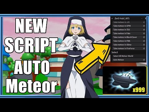 (Update 17) Anime Fighters Simulator Script/Hack | AUTO FARM METEOR