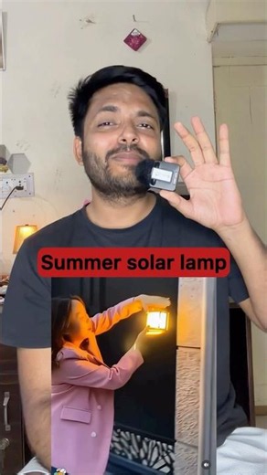 Solar wall light | Most useful product in summer power cuts #shortsfeed #solarlight #gadgets