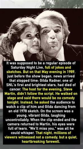 The Night Saturday Night Live Stopped Laughing: Steve Martin’s Tearful Goodbye to Gilda Radner