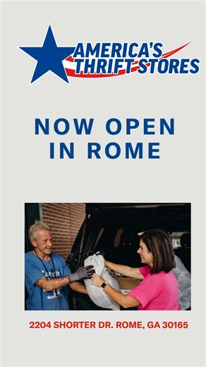 Your new favorite thrift store is now open! We've got thousands of items hitting the floor daily. Clean, organized, and stocked with treasures. We can't wait to see you! | America's Thrift Stores