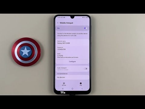 Configure mobile hotspot on Samsung M31 Android 12