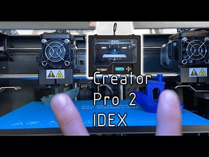 Flashforge Creator Pro2 Setup & First Print (in 4K resolution)