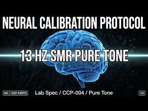 Eliminate Mental Fog: Neural Calibration Protocol 13 Hz SMR Pure Tone [4k / 320 kbps / 1h ] Lab Spec