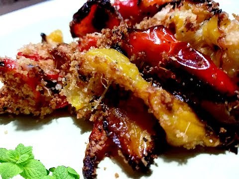 Baked sandblasted peppers... delicious, simple and quick, super light 😋