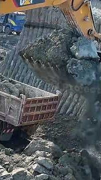 Huge CAT 365C Loading Massive Overburden | Powerful Excavator in Action! #heavyequipment