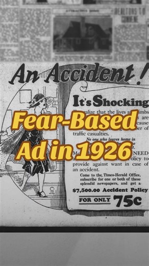 Fear based advertising was already here in 1926 #1920s #weirdhistory #historytok