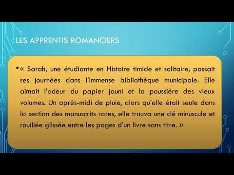 ATELIER D’ECRITURE N°1