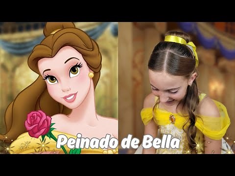 Easy and Elegant Disney Princess Belle Hairstyle | Complete Tutorial | Disney's Belle hair tutorial