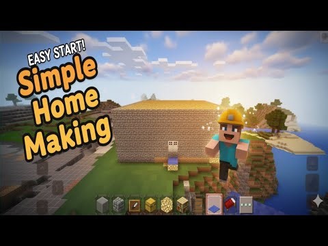 Minecraft Simple Home Build 🏡 | Easy Survival House for Beginners
