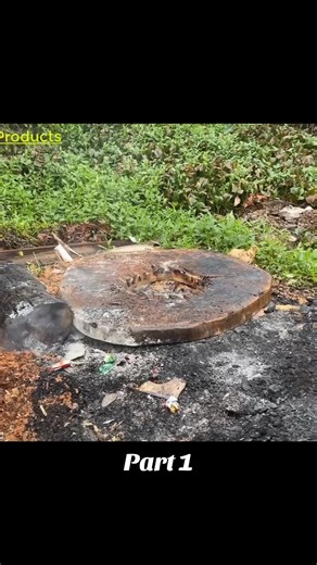 Unique Wooden Table Creation with Unusual Holes