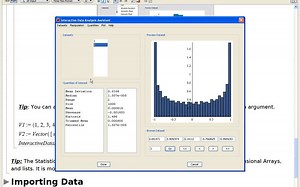 Maple中的统计和数据处理