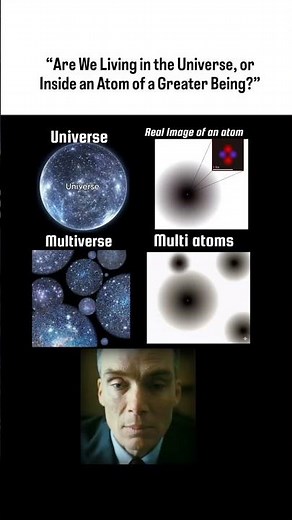 Are We Living in the Universe or Inside an Atom? 🤯 #Multiverse #SpaceMysteries