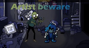 Artist Beware (Starving Artist and Salad Fingers) Mod for Friday Night Funkin' | FNF Mods