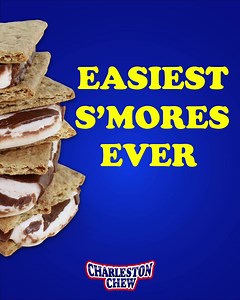 Celebrate the final days of summer with a treat. Chocolatey & chewy Charleston Chews make the perfect s'mores every time. | Charleston Chew