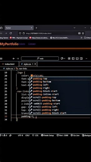 This Navbar Hover Effect Will Blow Your Mind! 😲 | HTML & CSS Magic