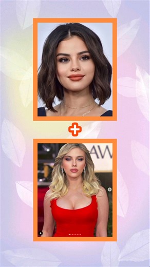 AI Face Morph: Selena Gomez and Scarlett Johansson Hybrid