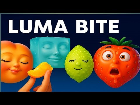 🍑 LUMA BITE – Funny Fruit Cartoon Faces | Cute & Hilarious Shorts 😂 Luma Bite USA
