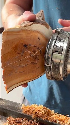 YEW Winged Monster! #woodturning