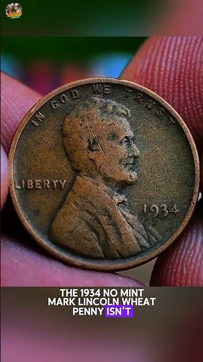 1934 Penny No Mint Mark Value #LincolnPenny #RareCoin #1934Penny #CoinCollectors