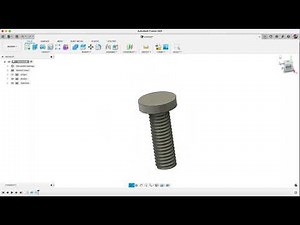 Fusion 360 - Modeling Threads Tutorial - 3D Printable Threads